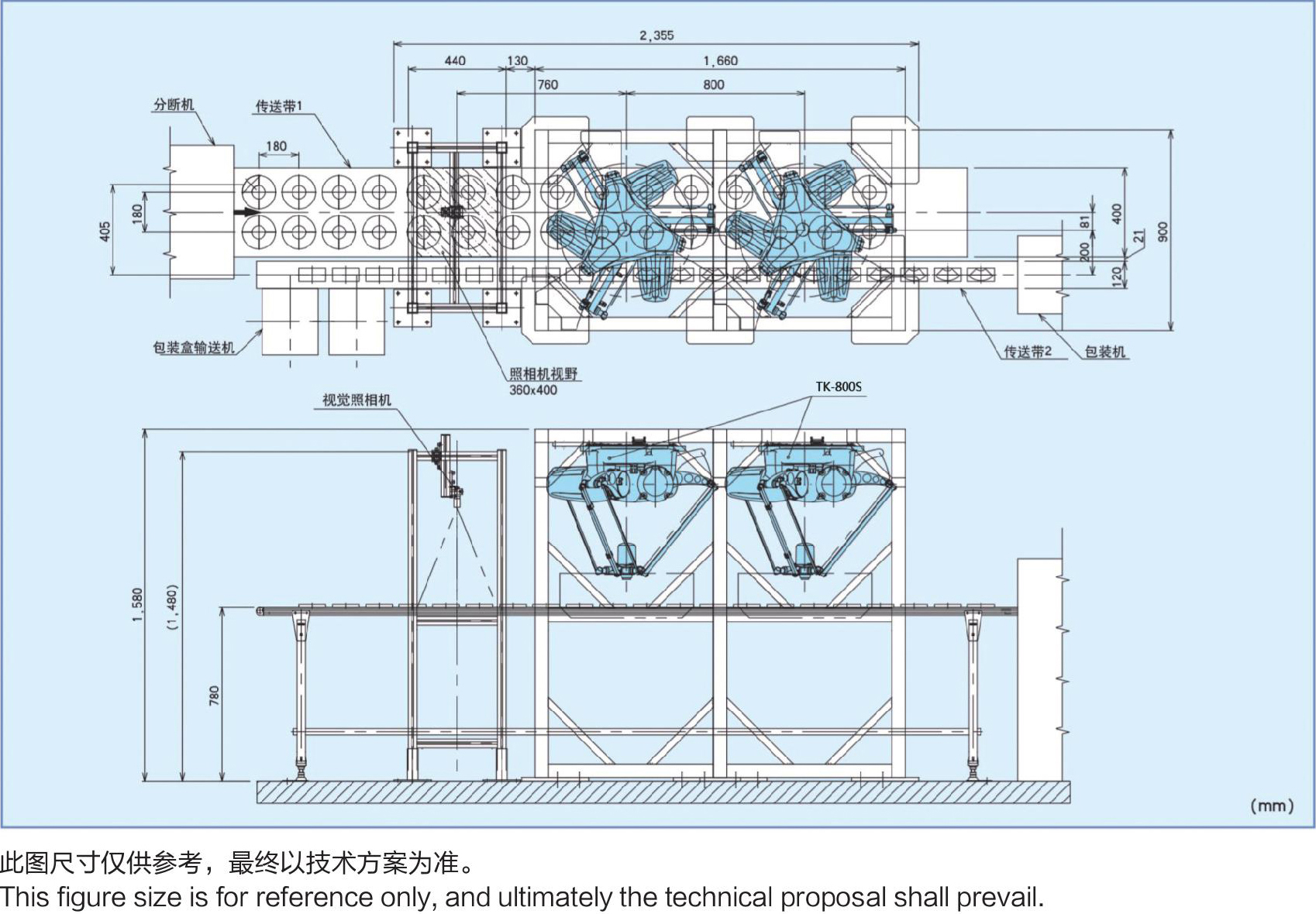 并聯(lián)四軸機器人